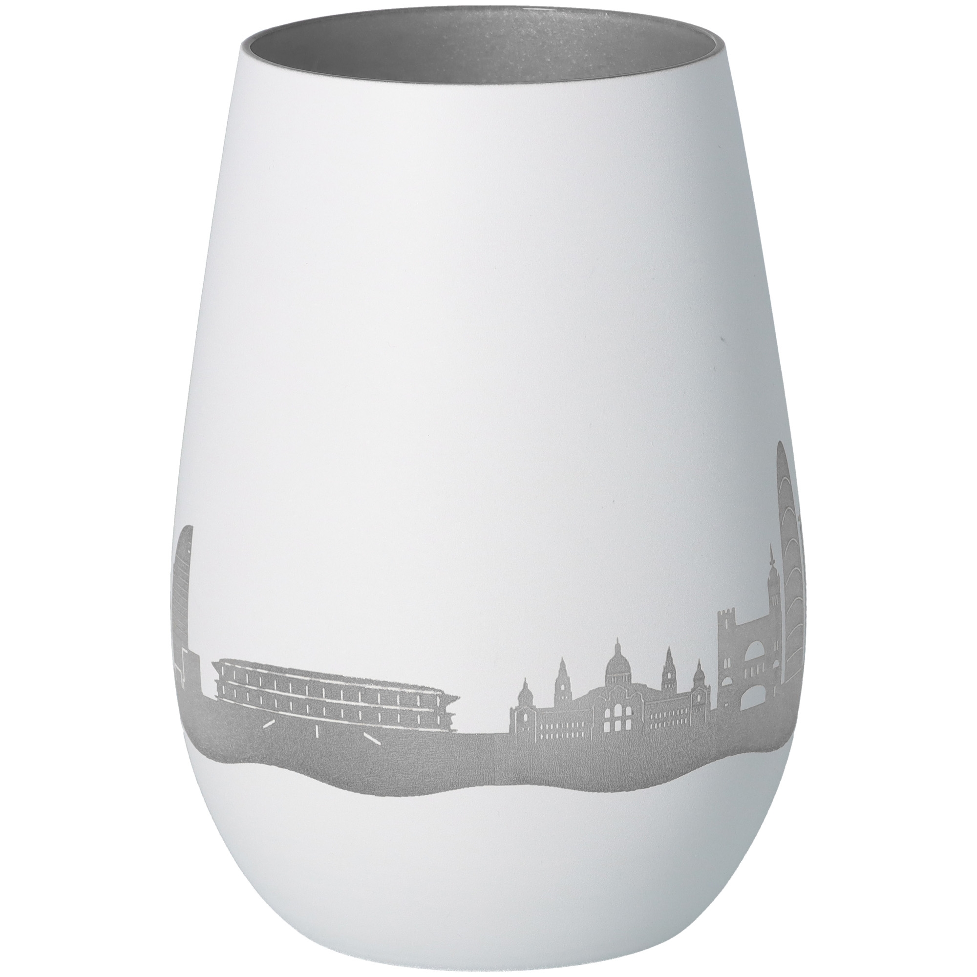 Windlicht Skyline Barcelona Töpferei, Krug, Vase, Glas