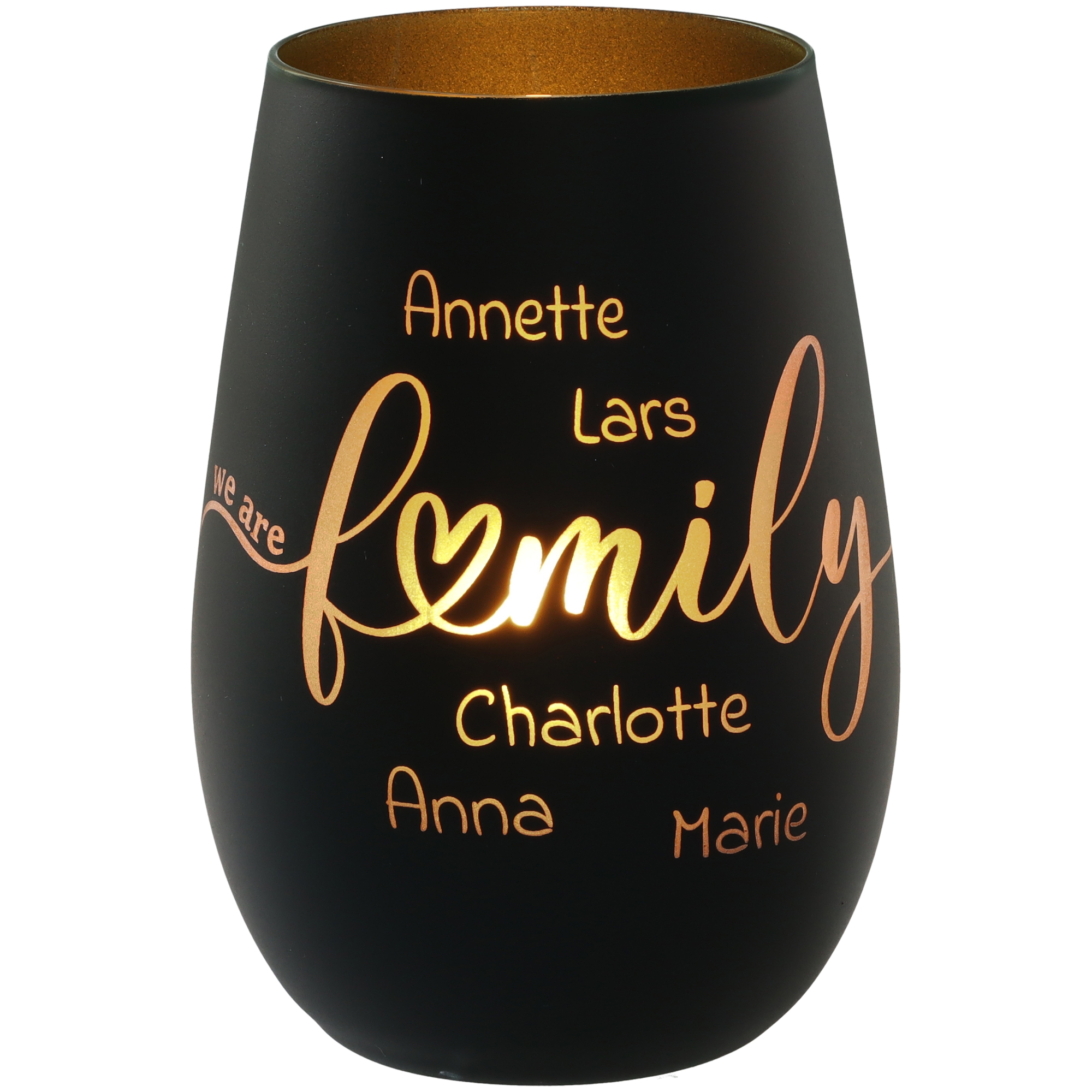 Windlicht "We Are Family" Windlicht "We Are Family"