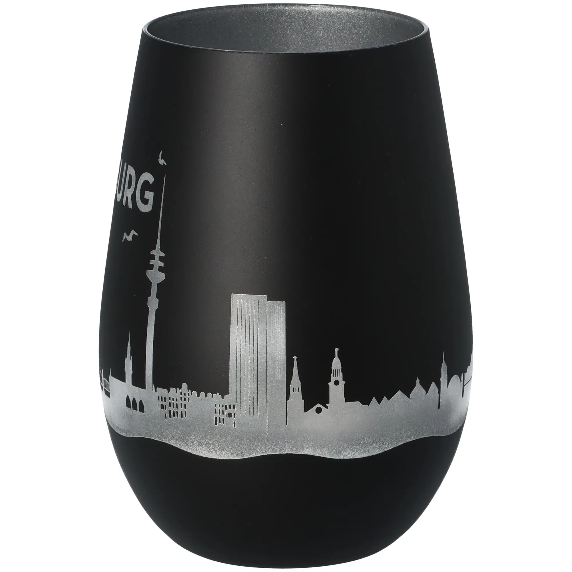 Windlicht Skyline Hamburg