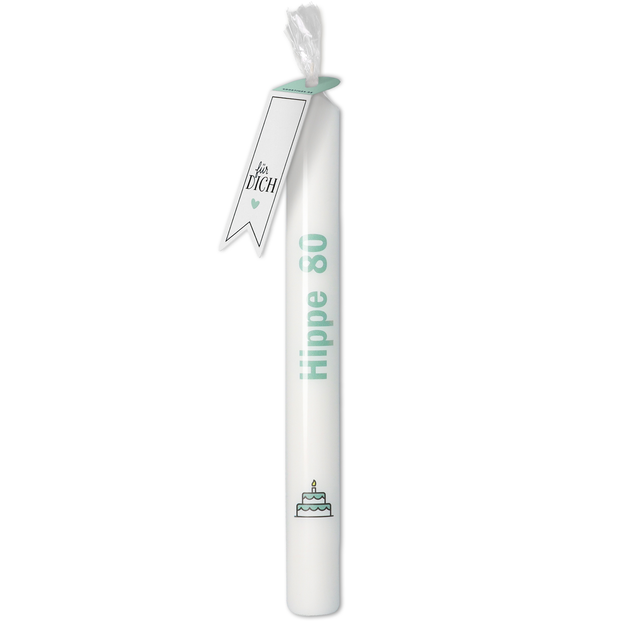 Stabkerze "Hippe 80" Smaragd