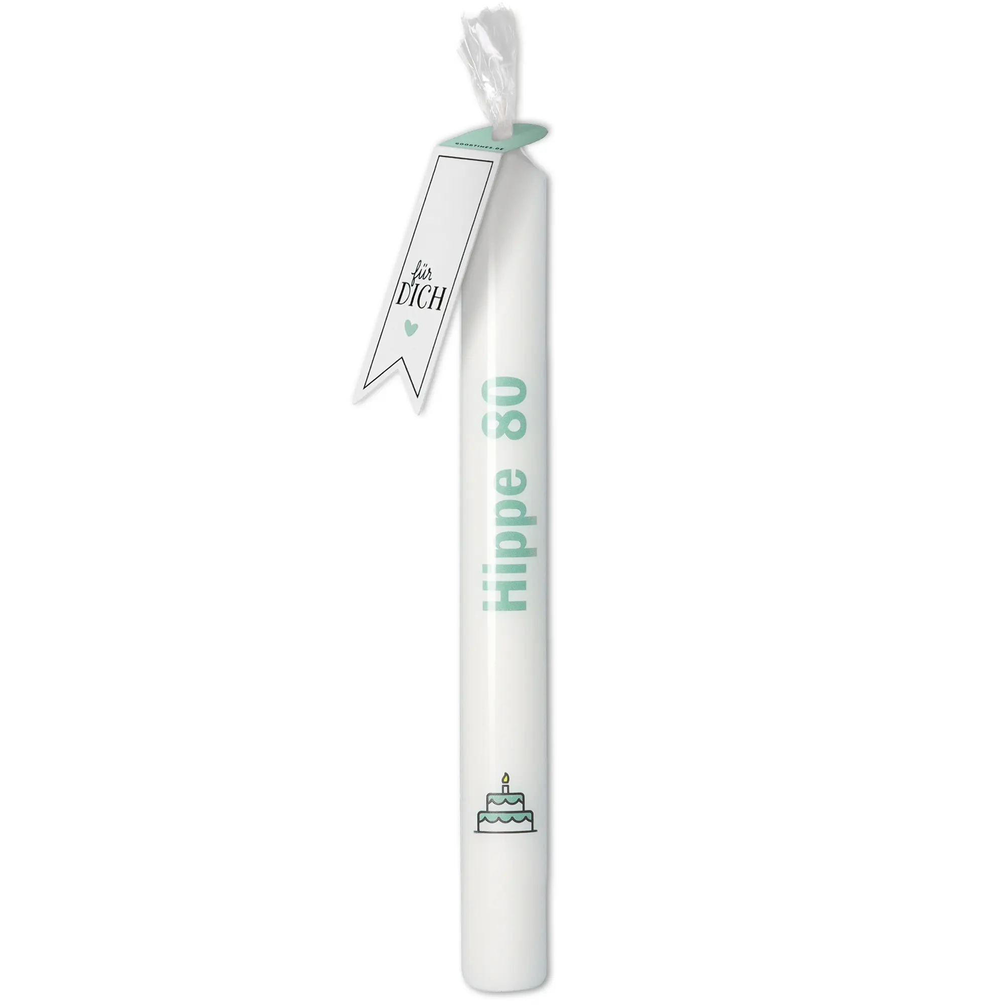 Stabkerze "Hippe 80" Smaragd