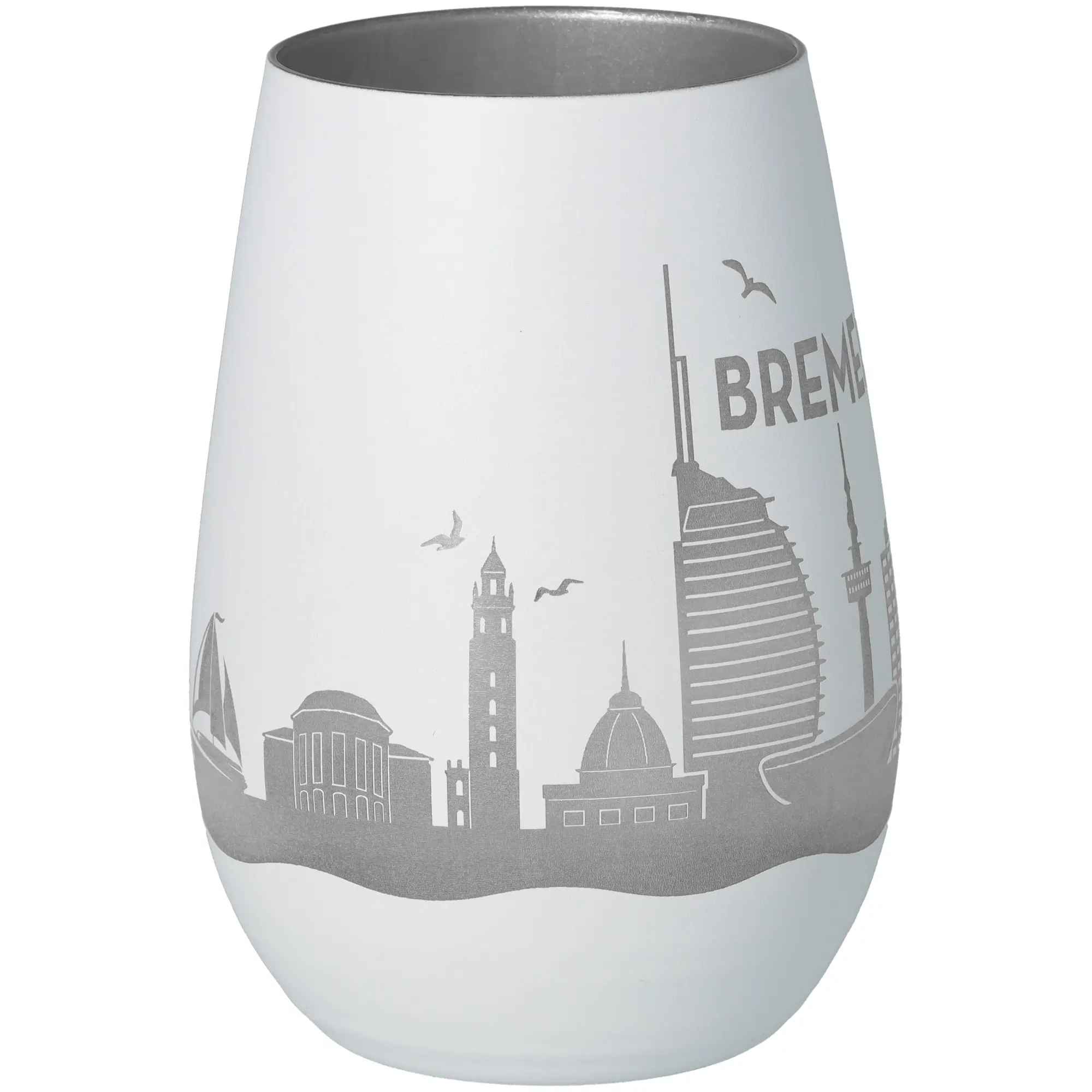 Windlicht Skyline Bremerhaven