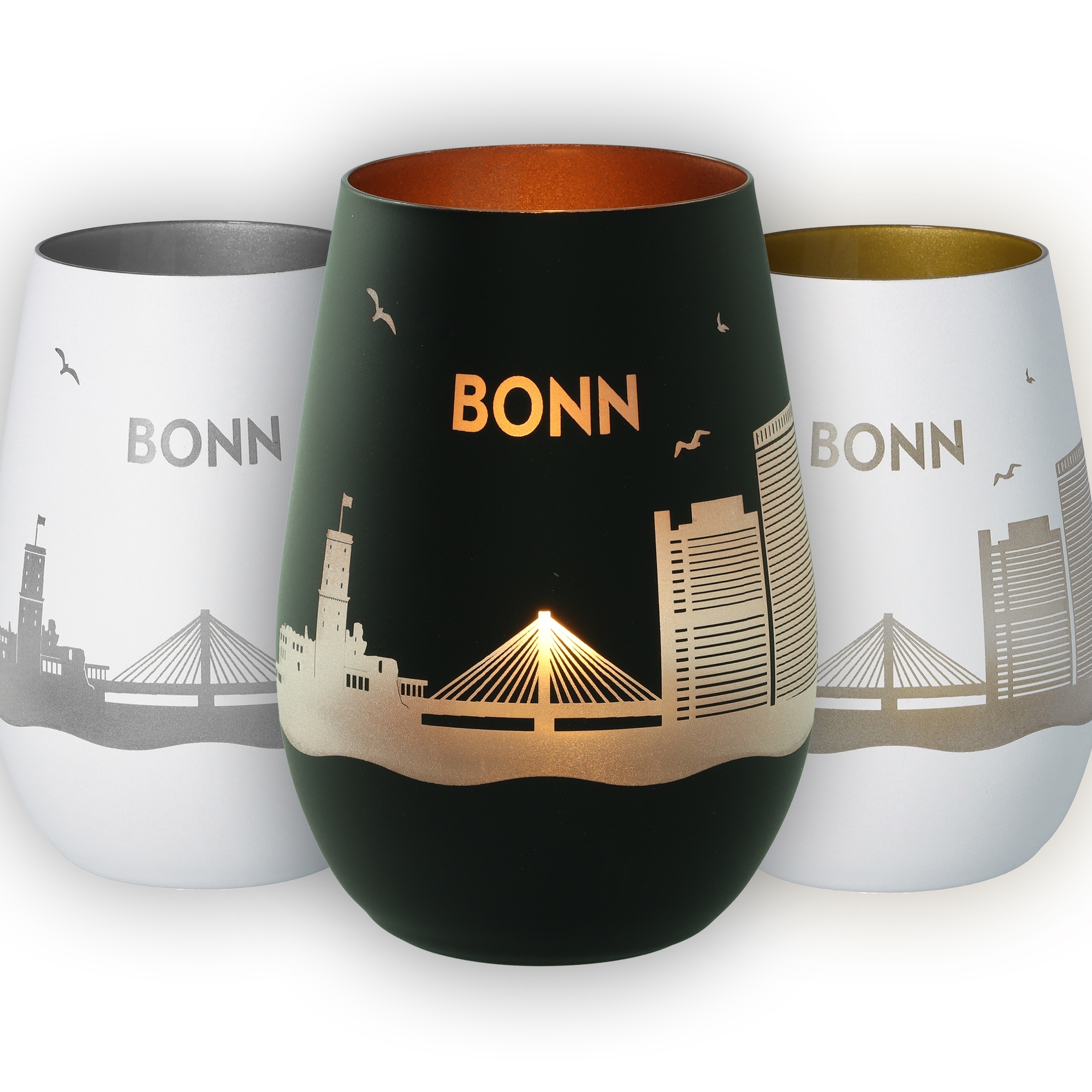 glasbecher, steinzeug, flachrand, bogenbrücke, bonn