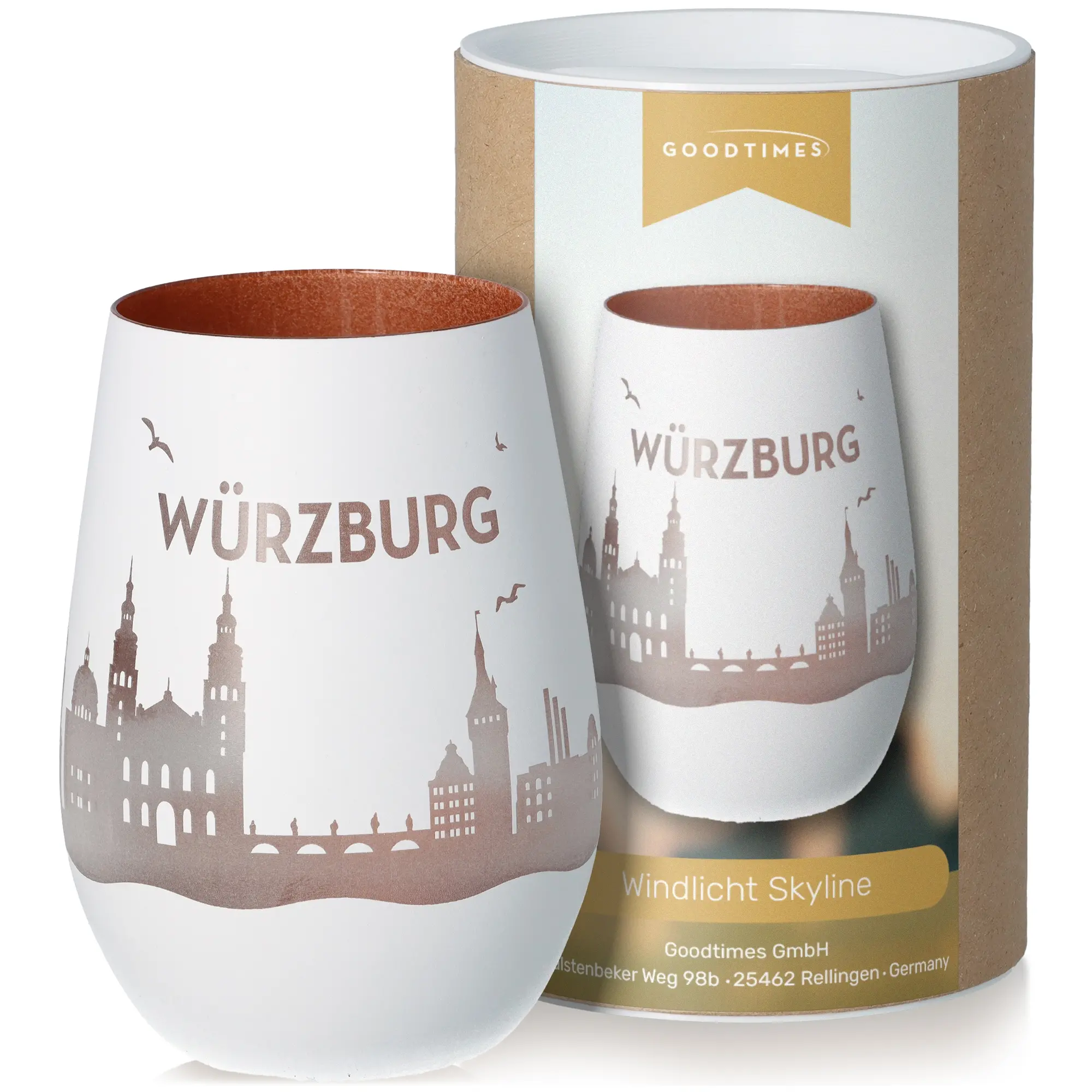 Windlicht Skyline Würzburg