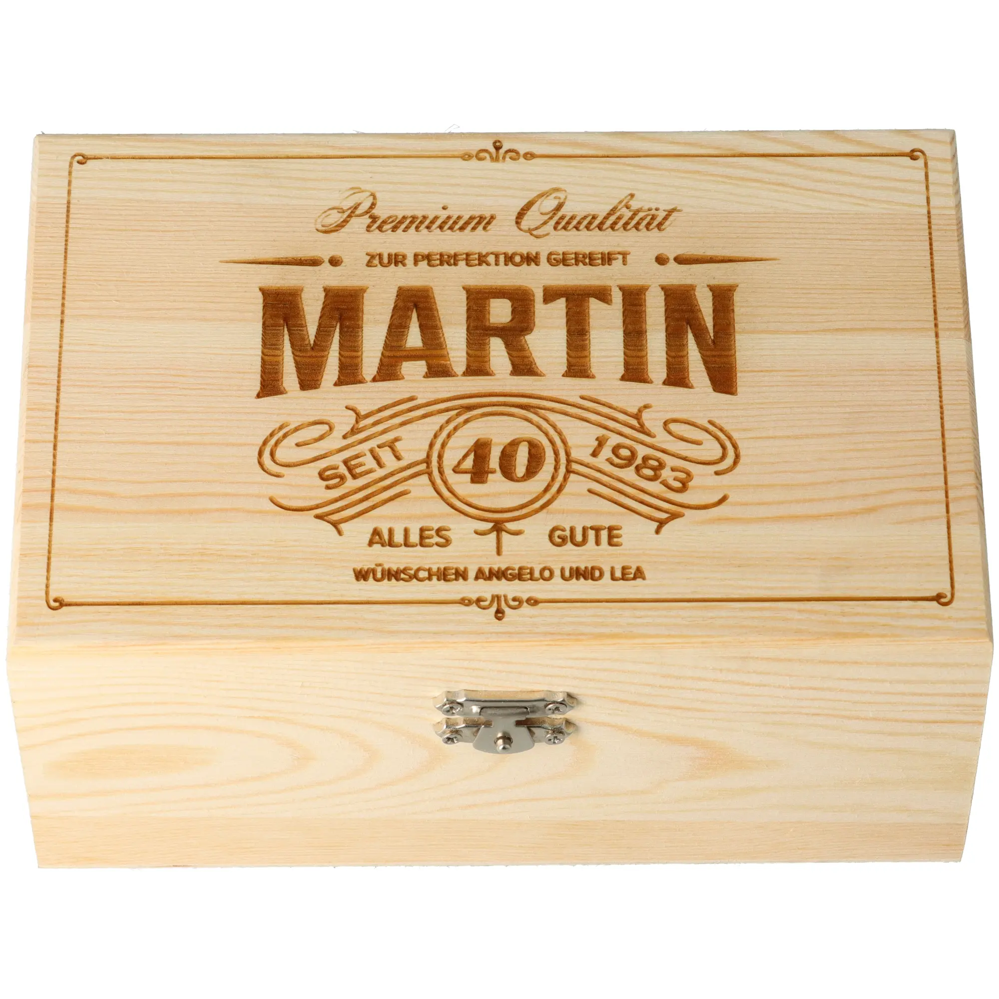 Geschenkbox Geburtstag Whiskey Label