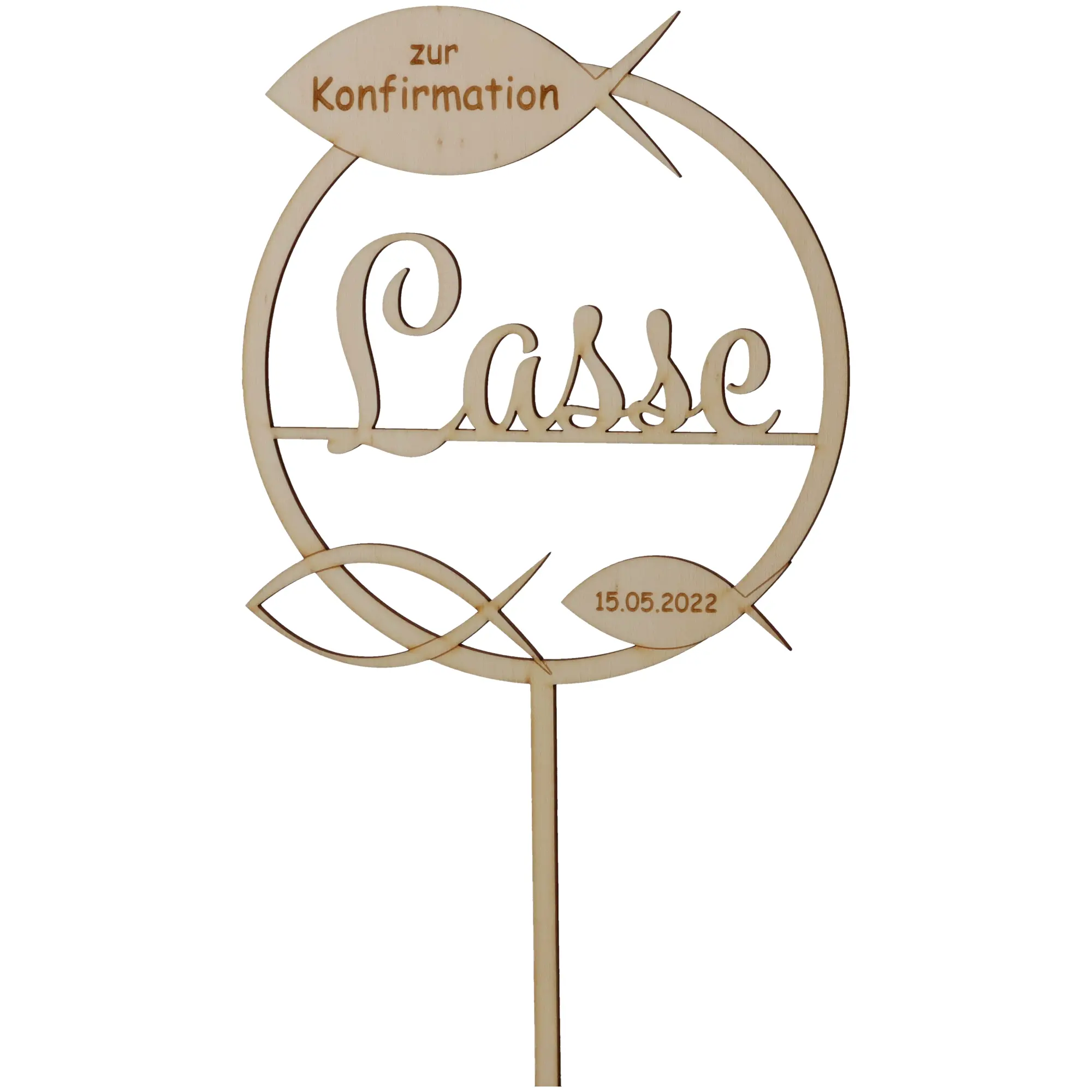 Cake Topper "Zur Konfirmation"