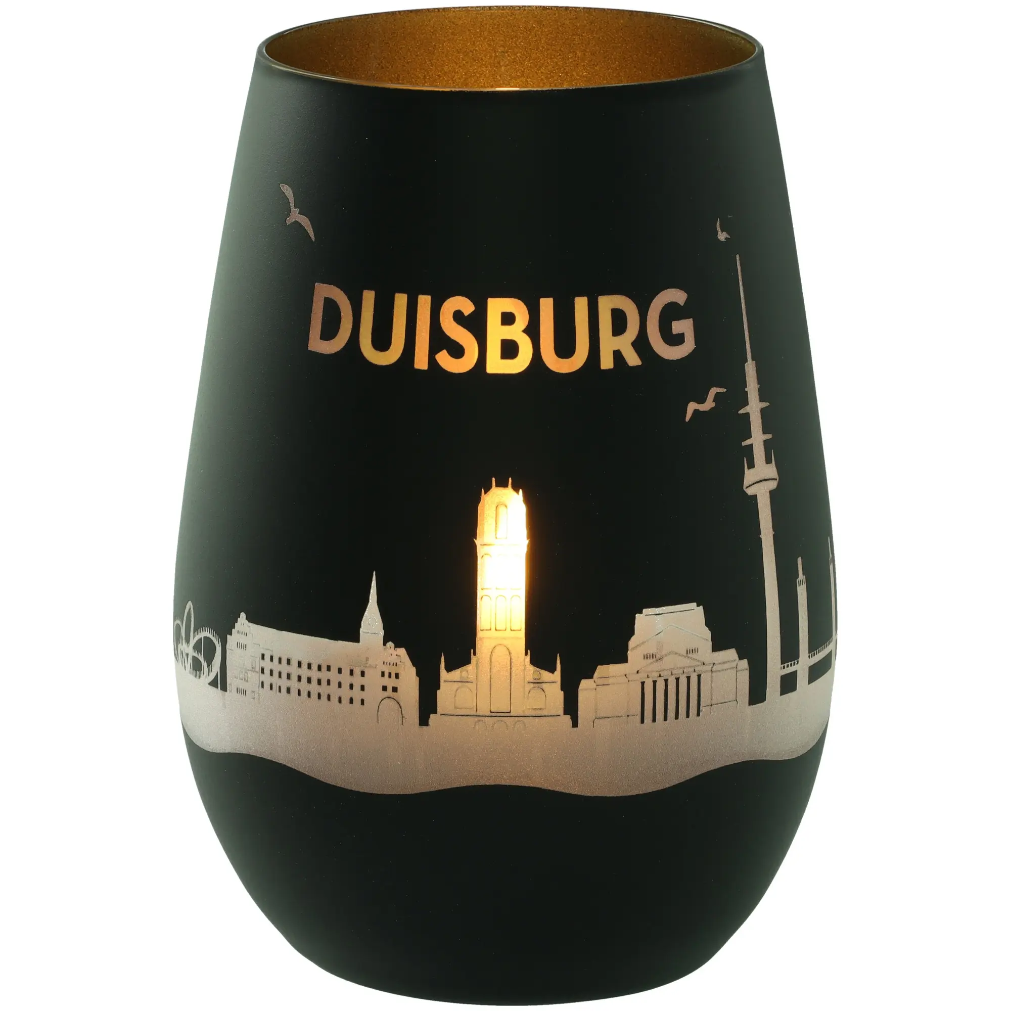 Windlicht Skyline Duisburg