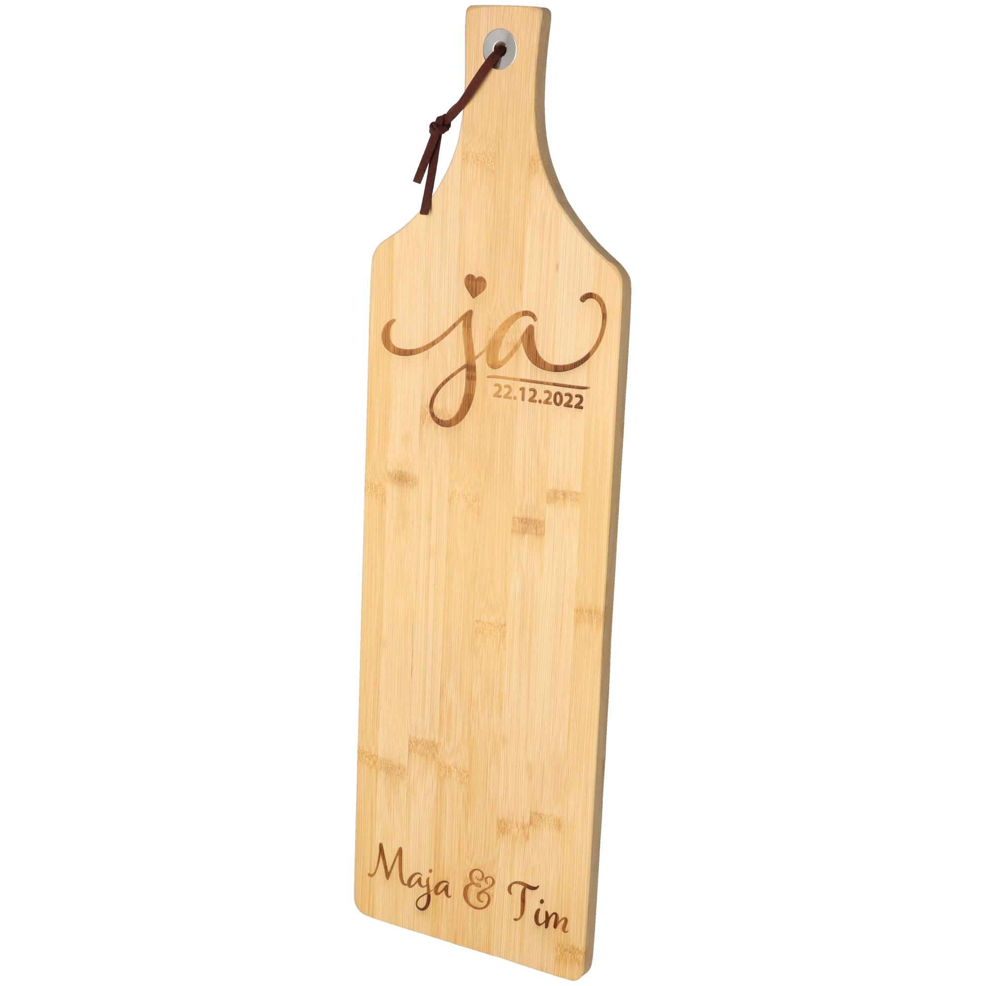 Servierbrett zur Hochzeit "Ja" Servierbrett zur Hochzeit "Ja"