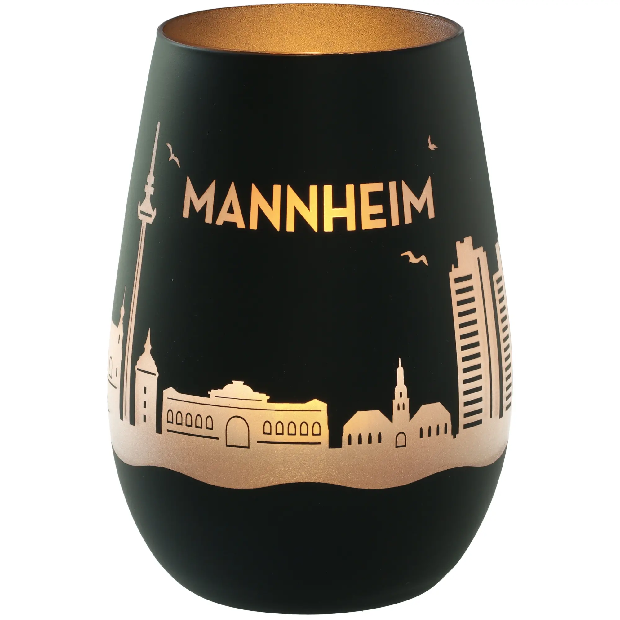 Windlicht Skyline Mannheim