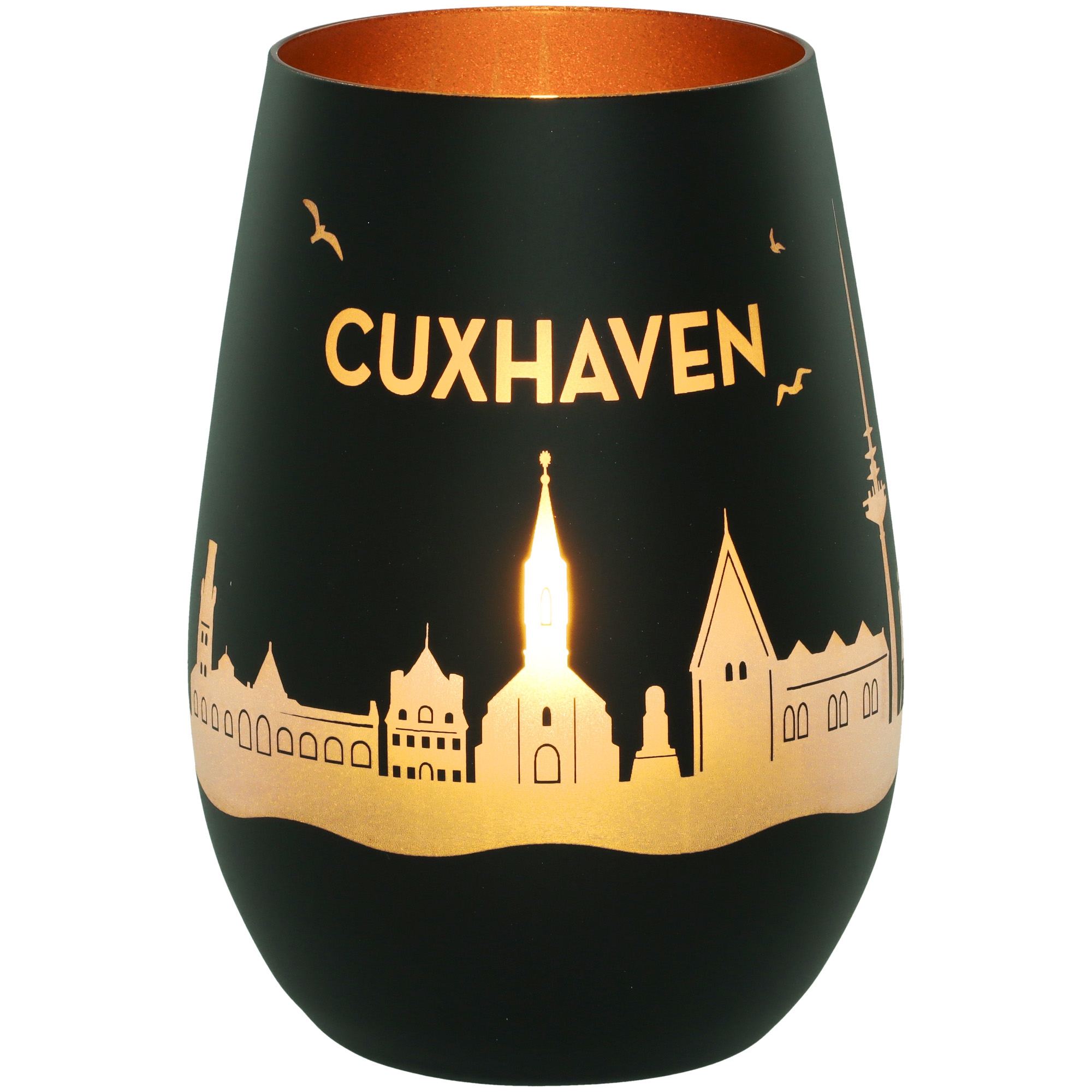 Windlicht Skyline Cuxhaven Windlicht Skyline Cuxhaven
