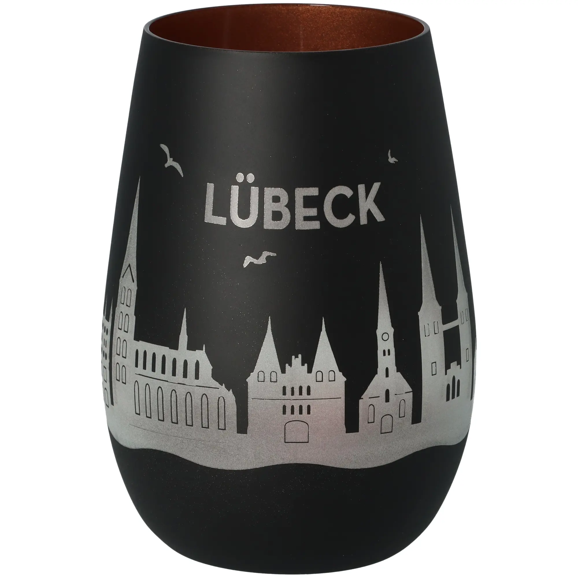 Windlicht Skyline Lübeck