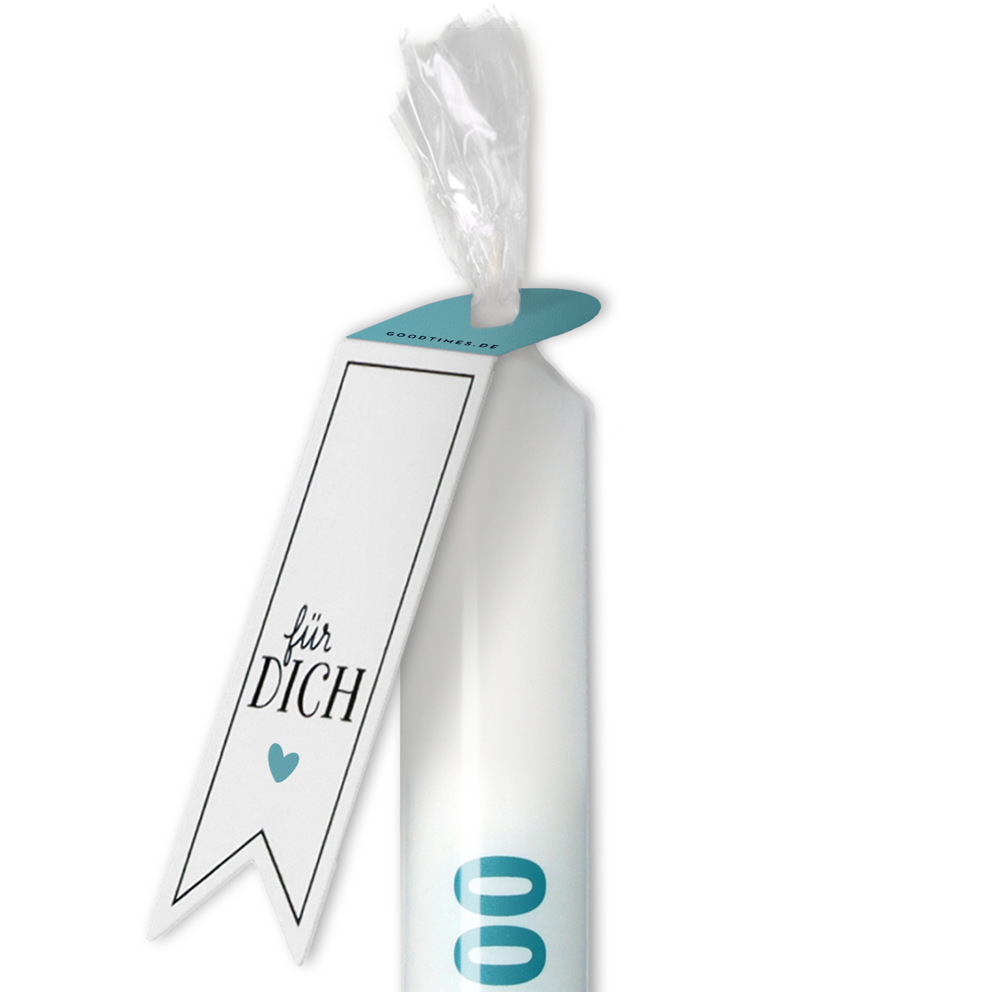 Stabkerze "Überflieger 100" Petrol Stabkerze "Überflieger 100" Petrol