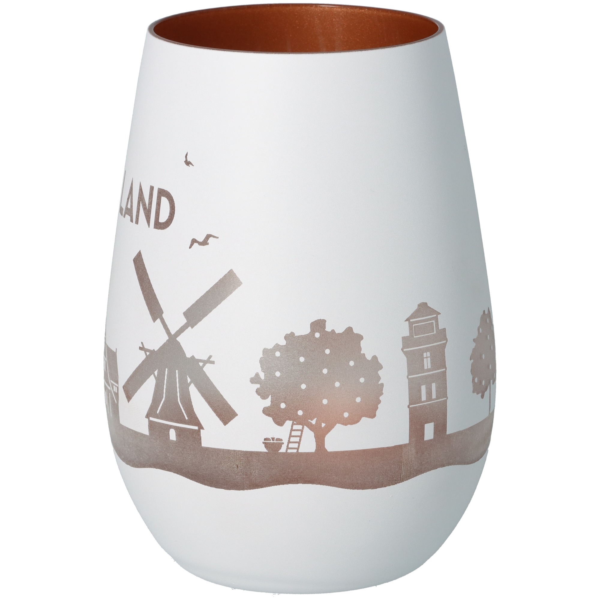 Windlicht Skyline Altes Land Töpferei, Krug, Vase, Porzellan, Tasse