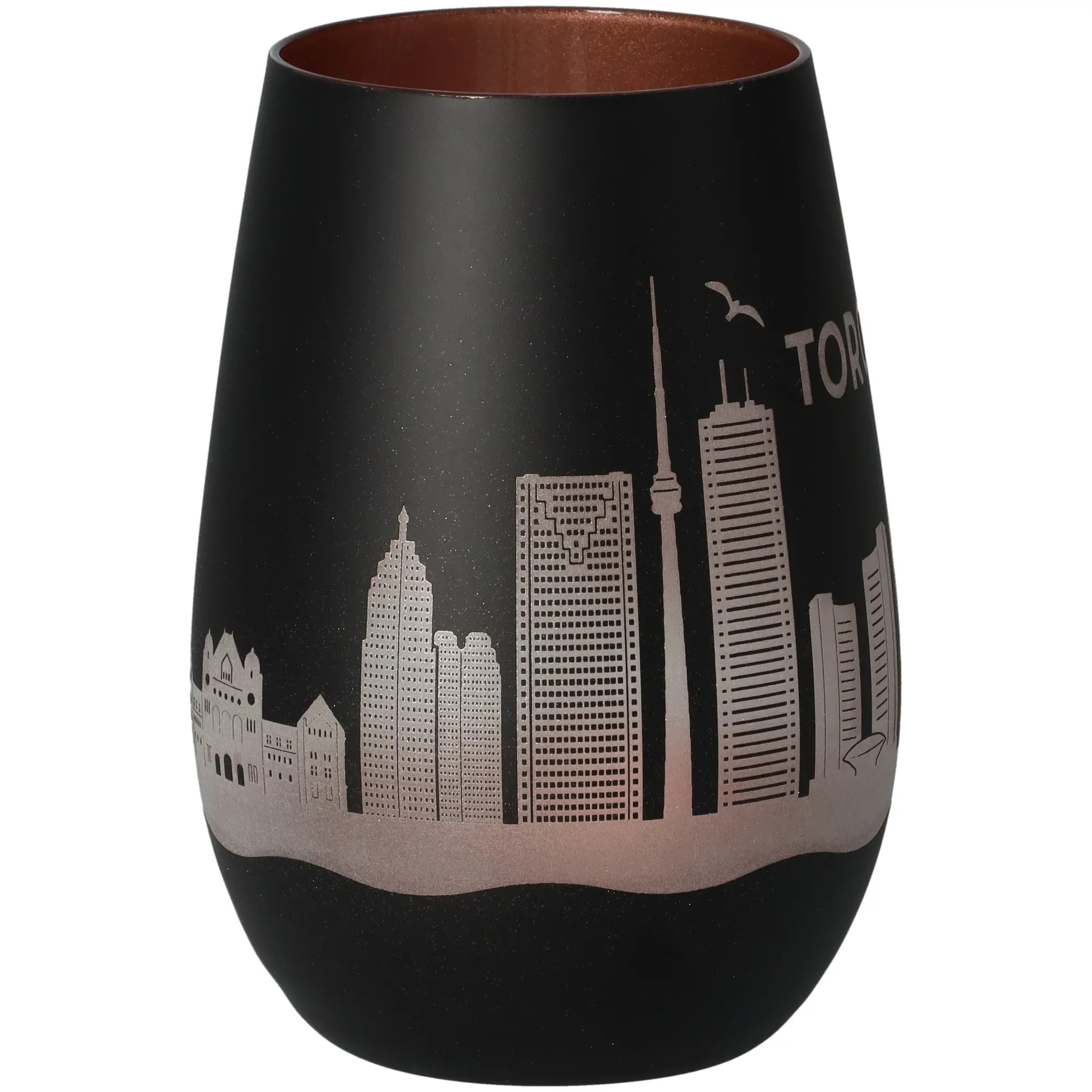  vase,  skyline stadt,  schwarzer keramik,  rustik vase,  dekorative vase