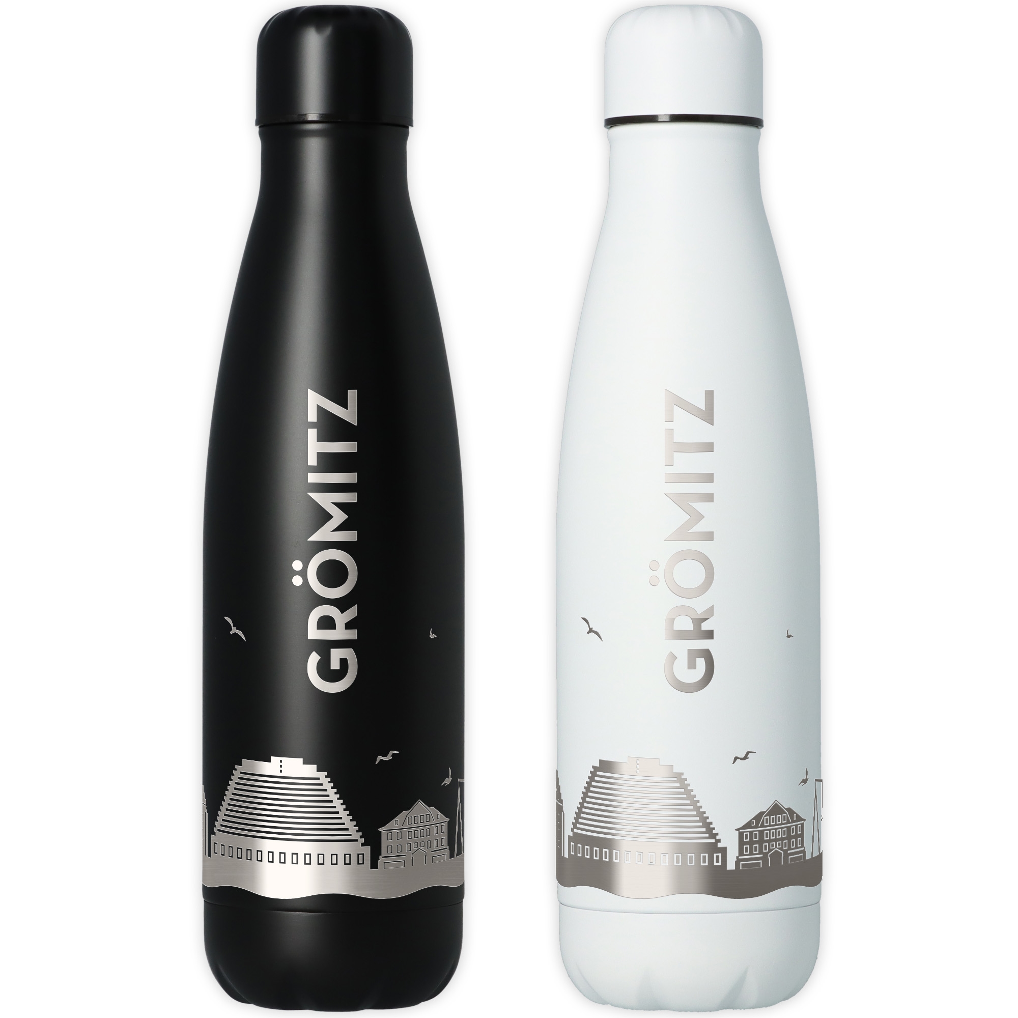 Trinkflasche Skyline Grömitz